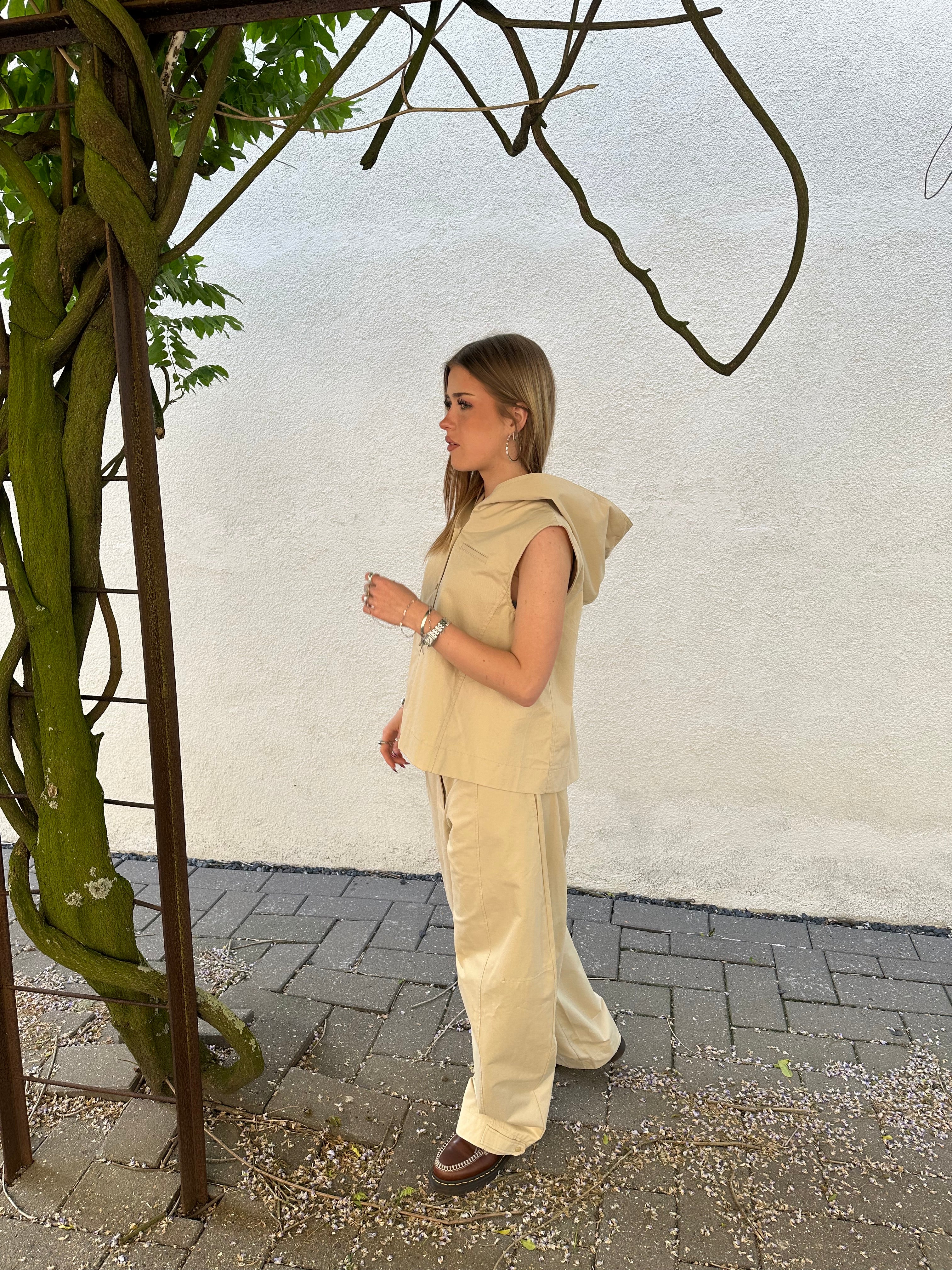 OBJSHANA Tailored Waistcoat - Humus